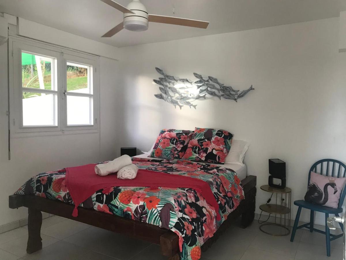 Appartement Prive Eco-Responsable, Vue Sur La Mer Des Caraibes Et Jardin Clos, Wifi, A 2Mn De La Plage Sainte-Luce Dış mekan fotoğraf