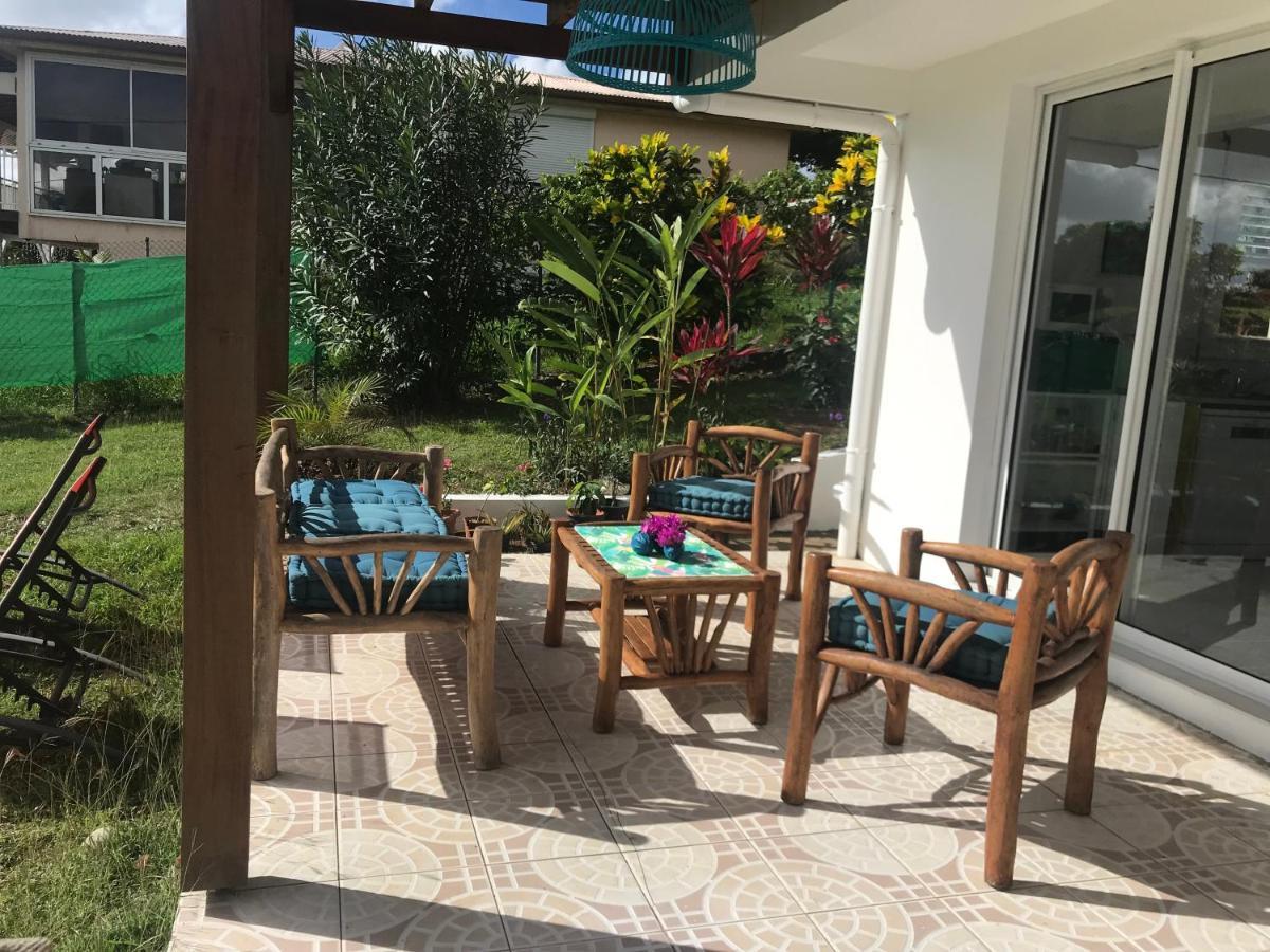 Appartement Prive Eco-Responsable, Vue Sur La Mer Des Caraibes Et Jardin Clos, Wifi, A 2Mn De La Plage Sainte-Luce Dış mekan fotoğraf