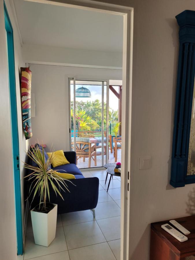 Appartement Prive Eco-Responsable, Vue Sur La Mer Des Caraibes Et Jardin Clos, Wifi, A 2Mn De La Plage Sainte-Luce Dış mekan fotoğraf