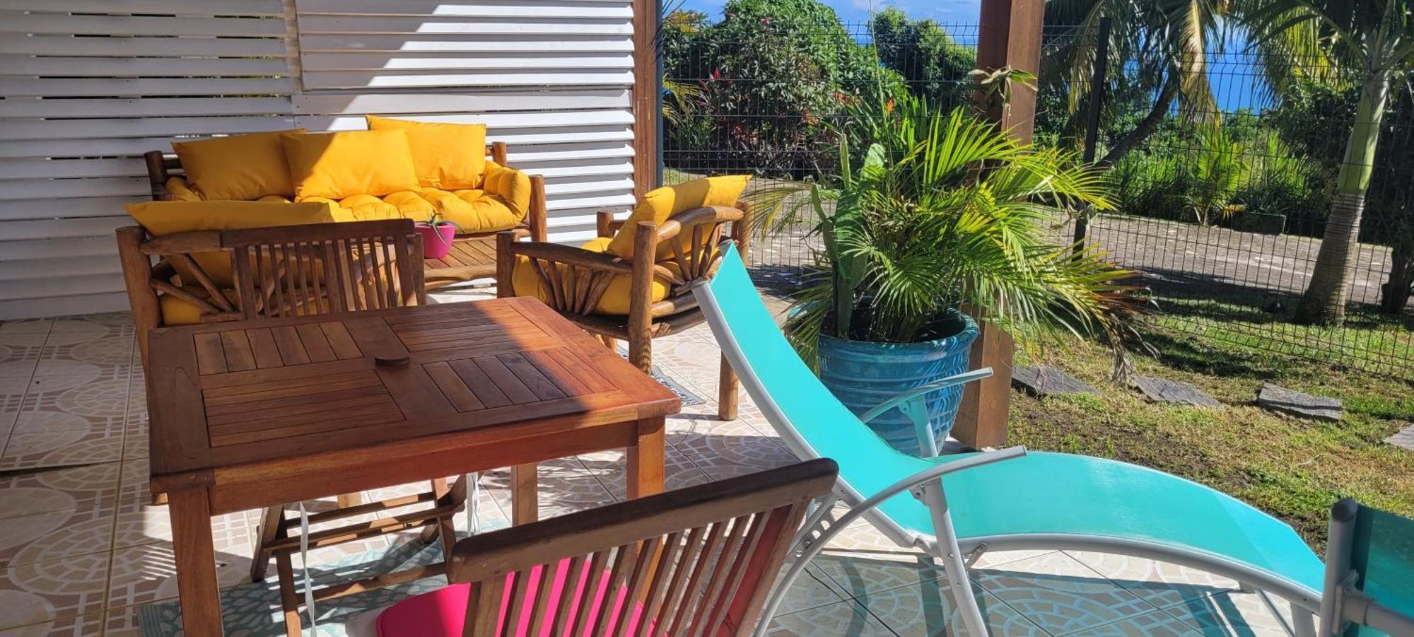 Appartement Prive Eco-Responsable, Vue Sur La Mer Des Caraibes Et Jardin Clos, Wifi, A 2Mn De La Plage Sainte-Luce Dış mekan fotoğraf